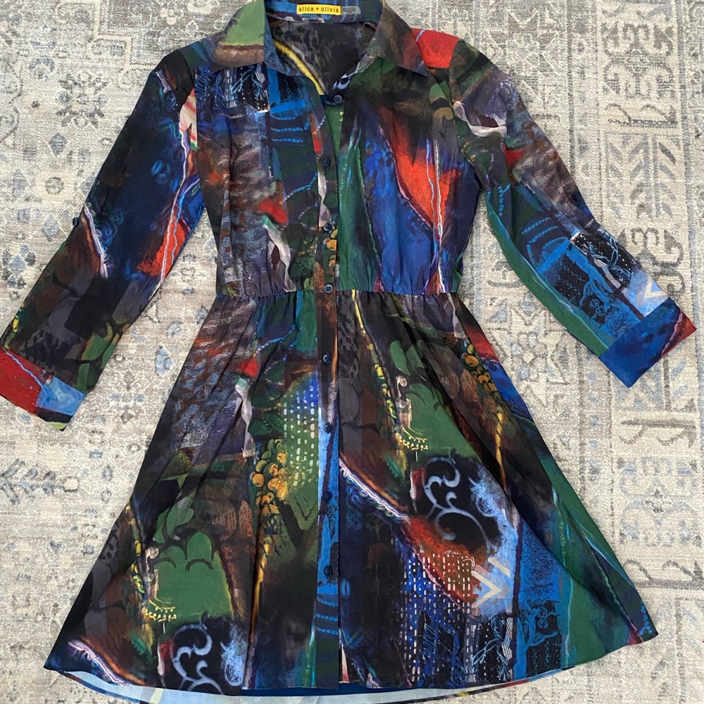 Alice + Olivia button down dress (XS)